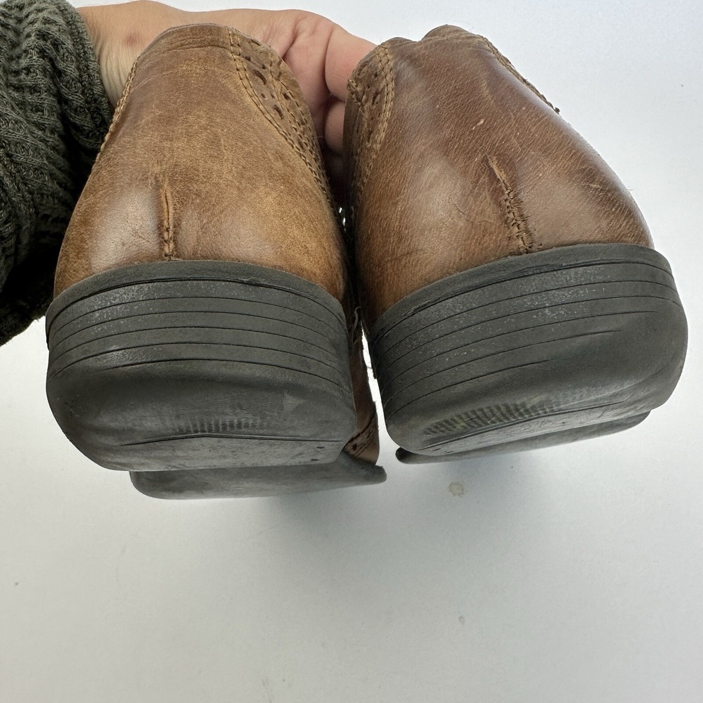 Steve Madden Neville Wingtip Oxford Dress Shoes Brown Leather Men's Size 12 - Picture 15 of 15